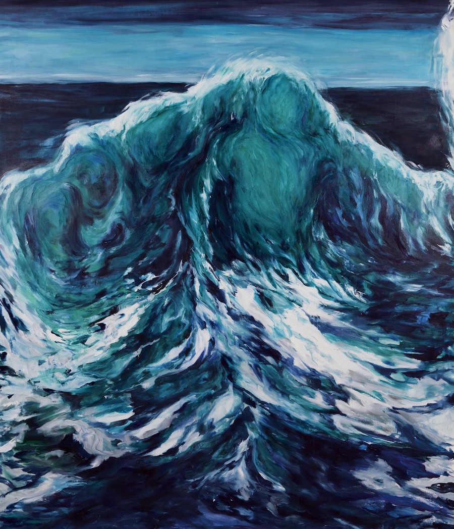 Poseidon (2016) Triptych center panel
   150x130 cm