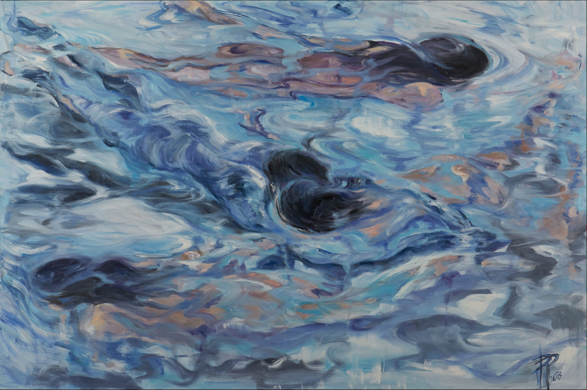L'eco dell'acqua (2013)  100×150 