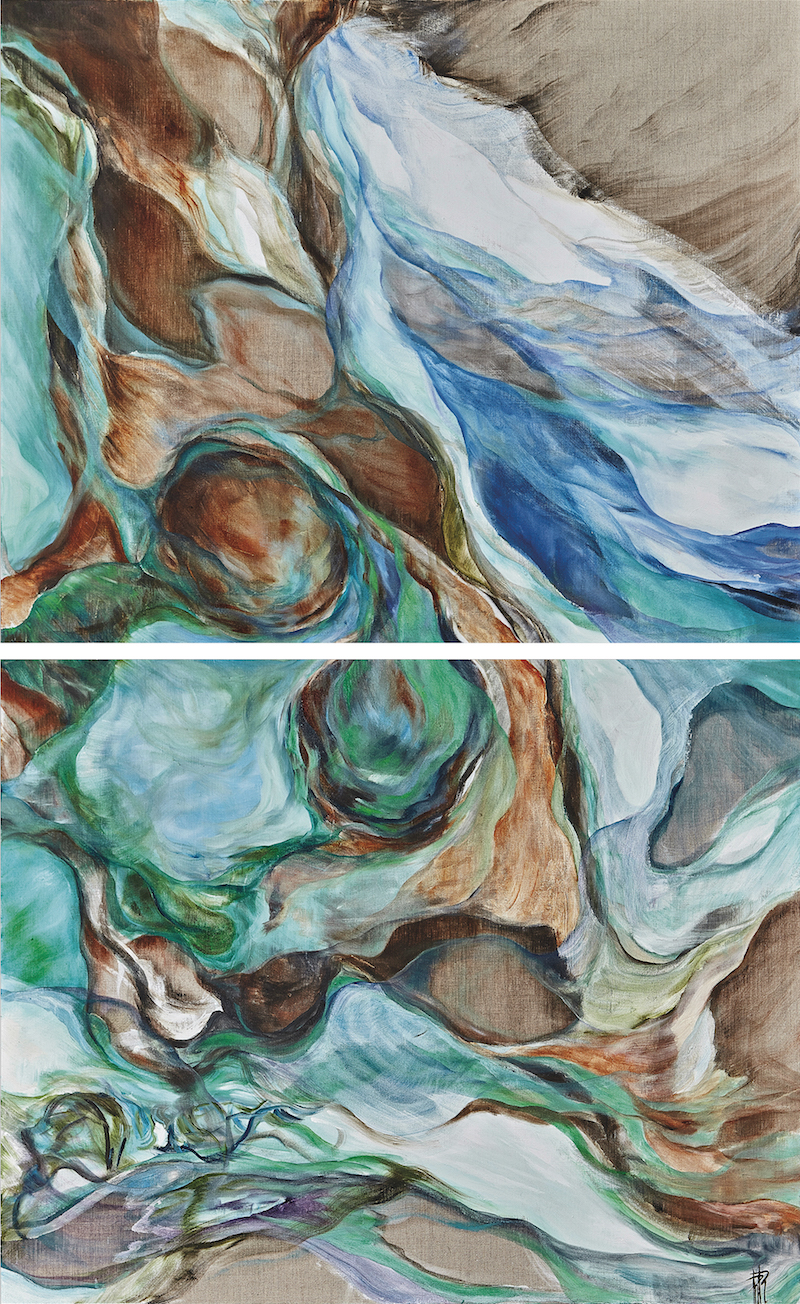 Mediterraneo (2018) - diptych - 146x92 cm