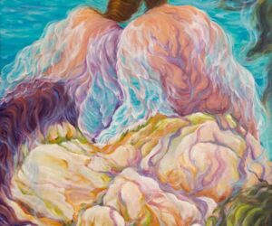 Extase Cosmique 3, oilo su tela, 172x103, 2022